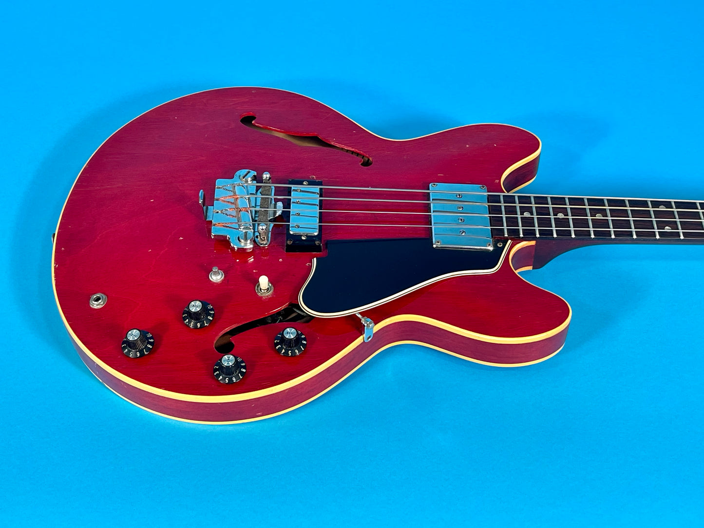 1967 Gibson EB-2DC double pickup semi-hollow body bass