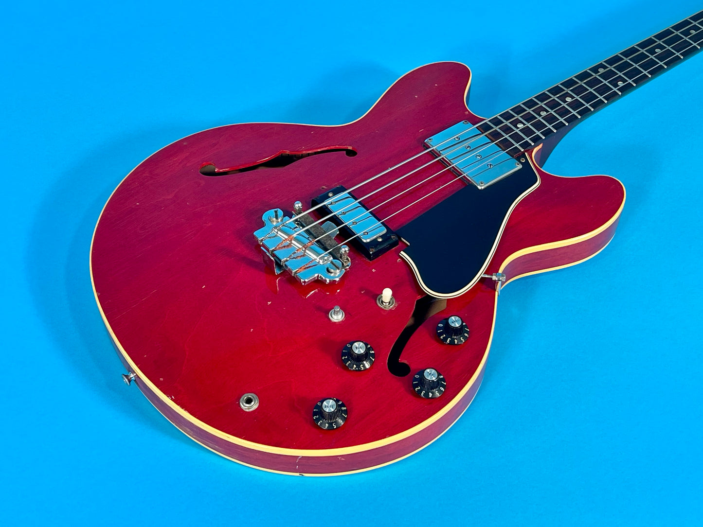 1967 Gibson EB-2DC double pickup semi-hollow body bass