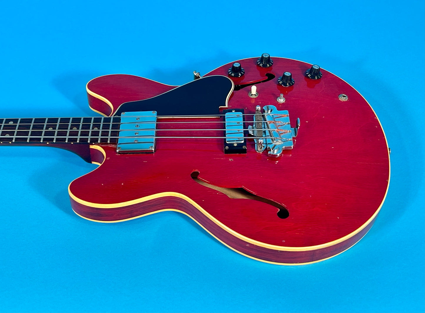 1967 Gibson EB-2DC double pickup semi-hollow body bass