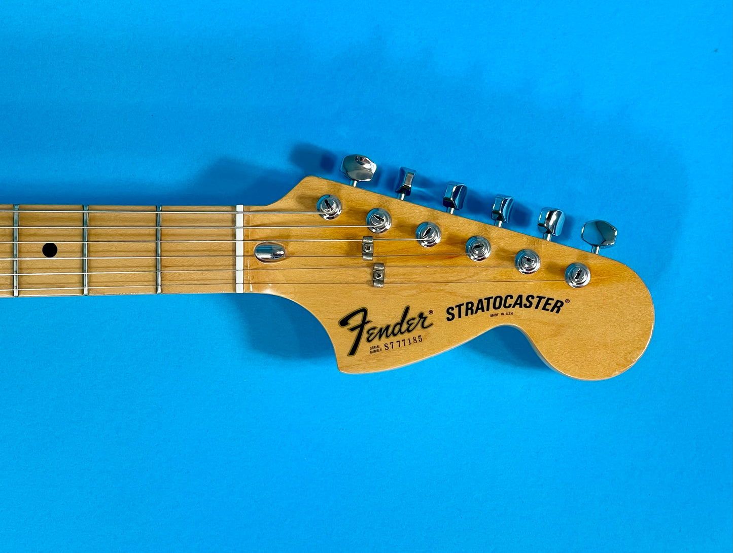1977 Fender Stratocaster Hardtail Swamp Ash 100% Original