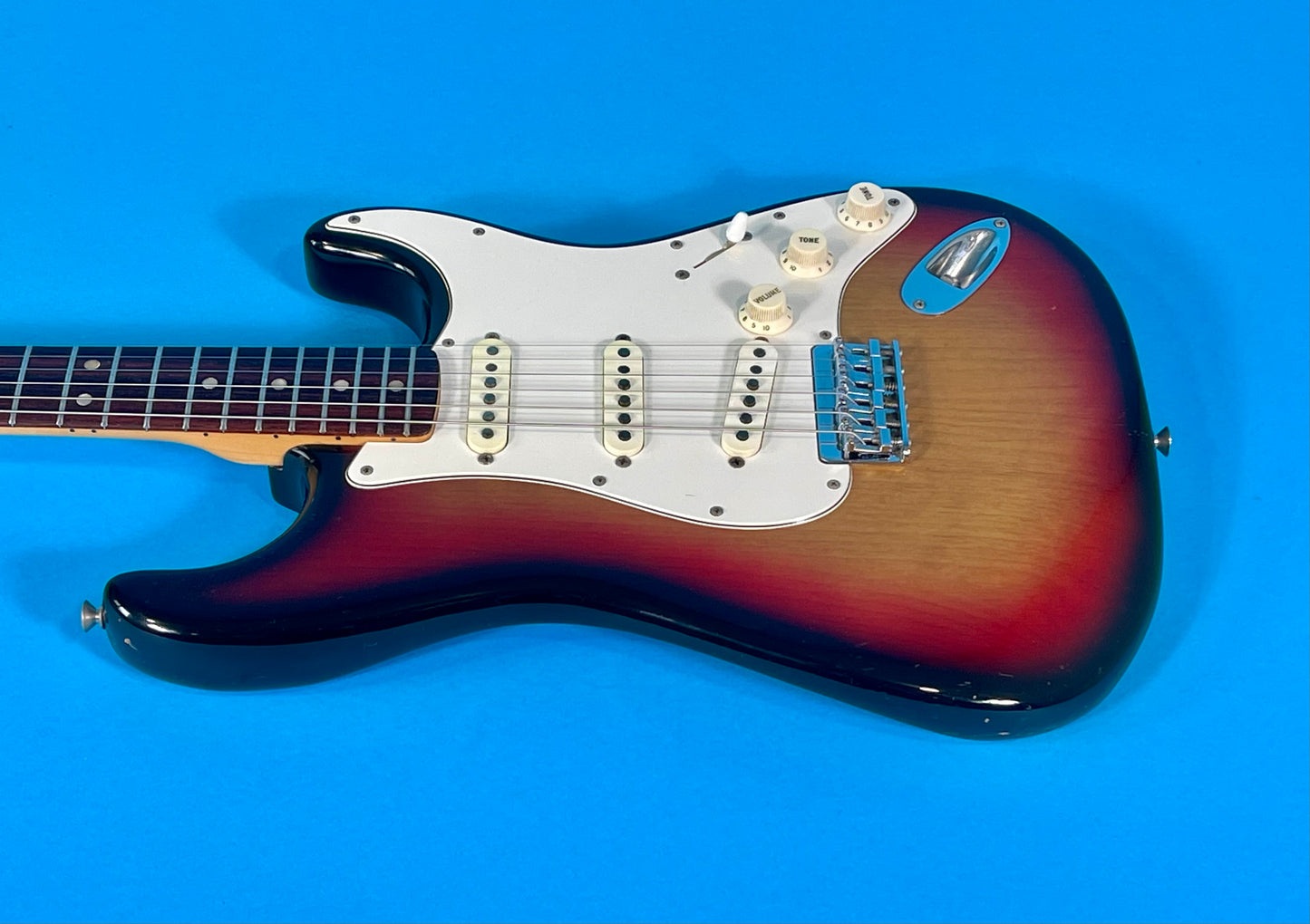 1973 Fender Stratocaster Rosewood finger board 3-color Sunburst Non-Trem