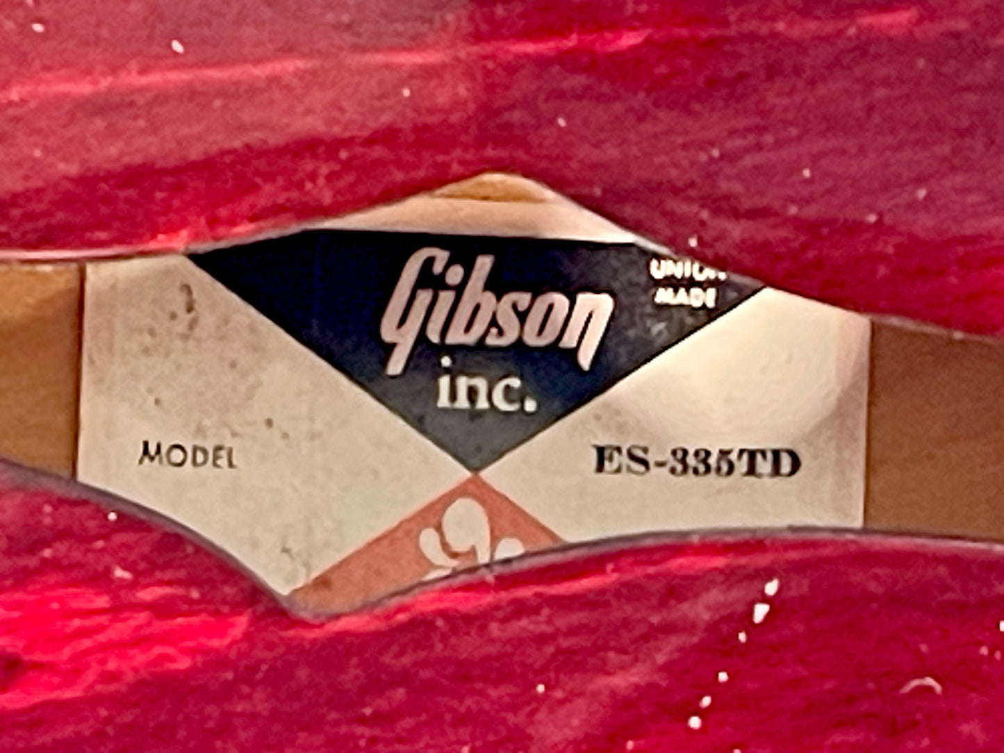 1977 Gibson ES-335-TD WR "Dark Cherry" Super Clean & 100% original