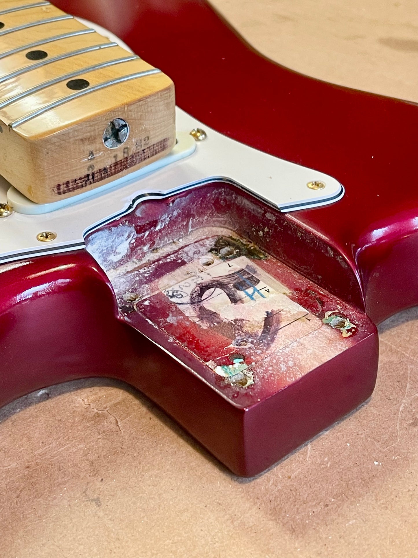1982 Fender Strat Candy Apple Red Gold Hardware Collector's-grade Mint condition Unreal!