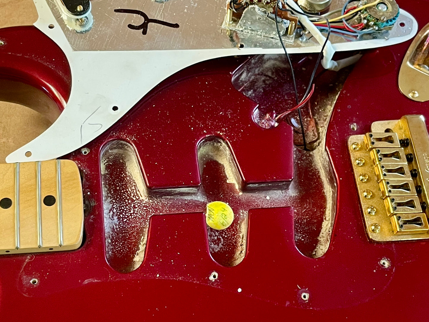 1982 Fender Strat Candy Apple Red Gold Hardware Collector's-grade Mint condition Unreal!