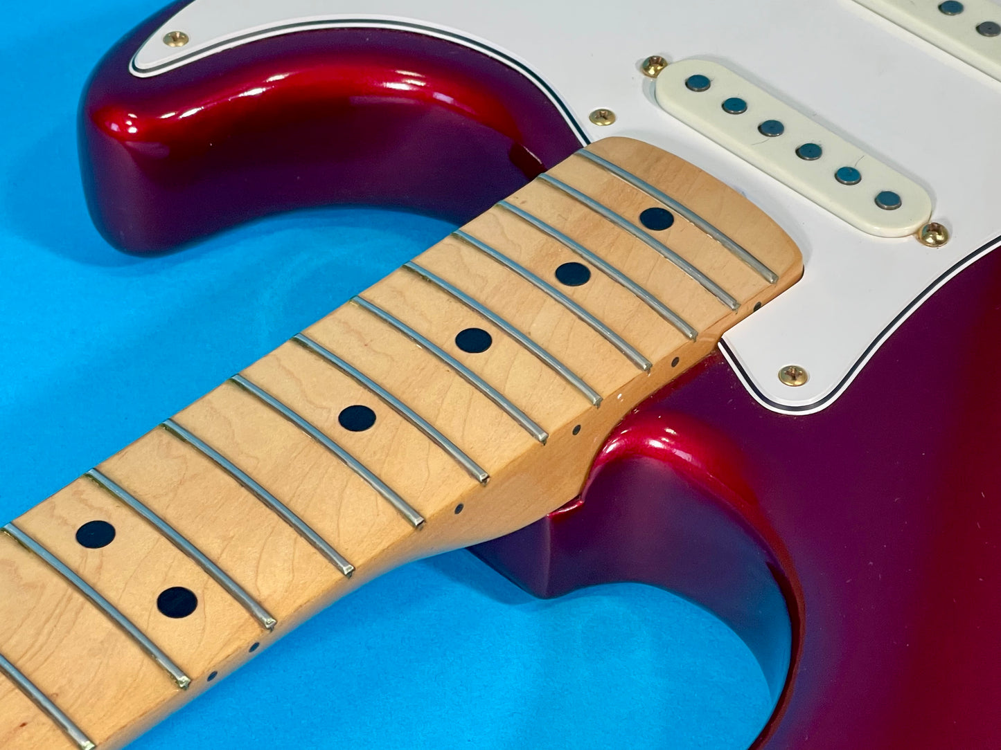 1982 Fender Strat Candy Apple Red Gold Hardware Collector's-grade Mint condition Unreal!