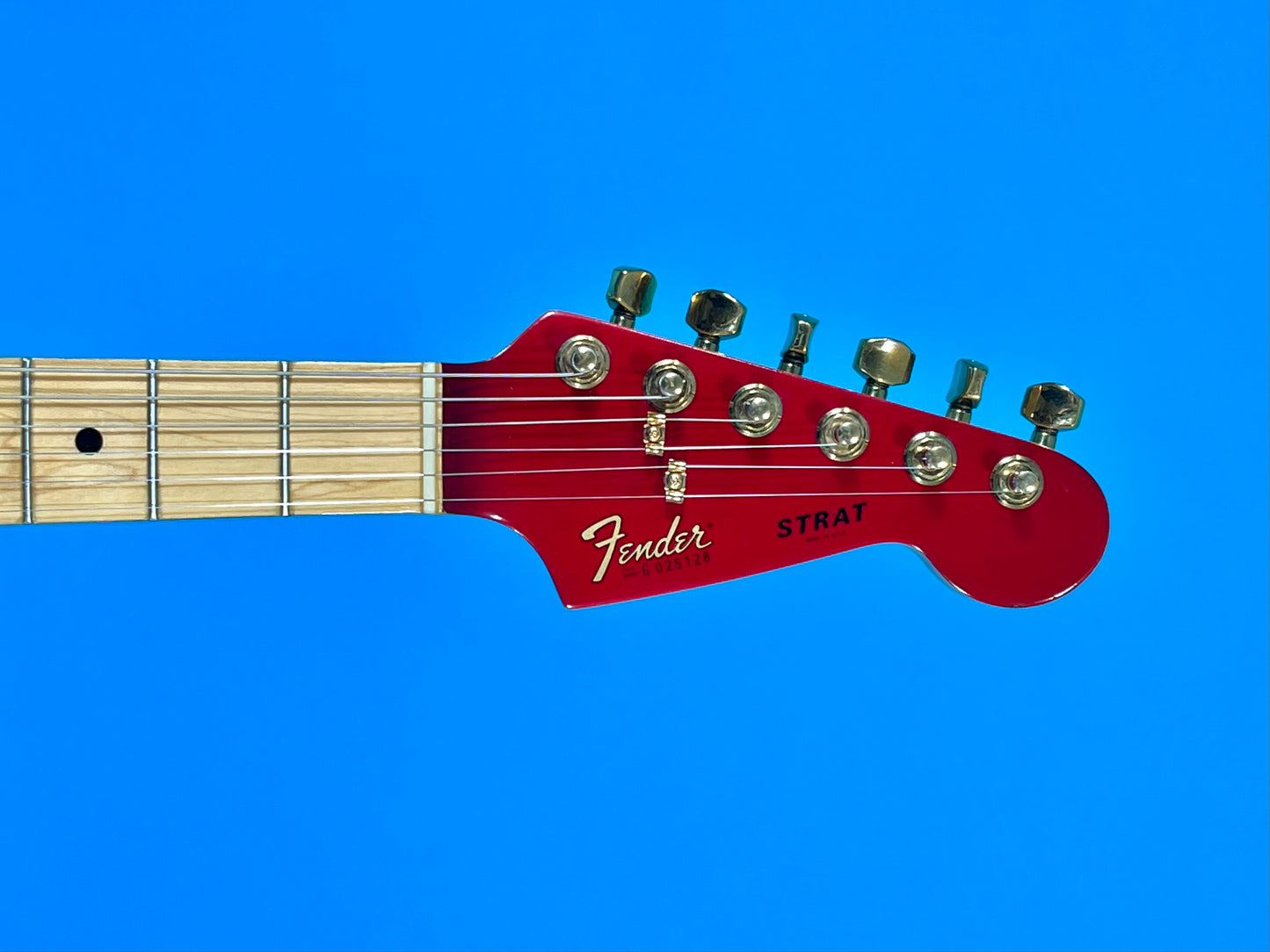 1982 Fender Strat Candy Apple Red Gold Hardware Collector's-grade Mint condition Unreal!