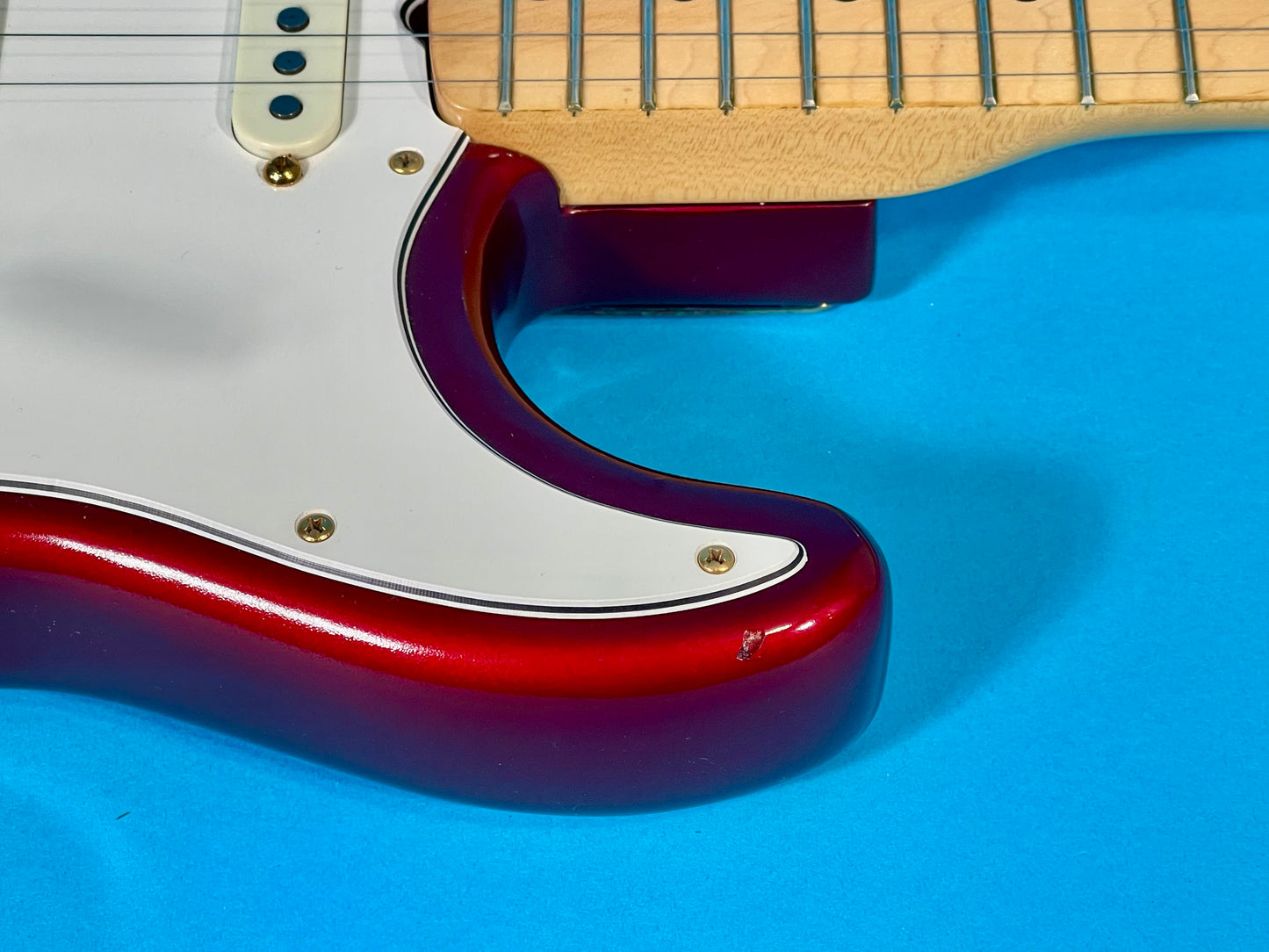 1982 Fender Strat Candy Apple Red Gold Hardware Collector's-grade Mint condition Unreal!