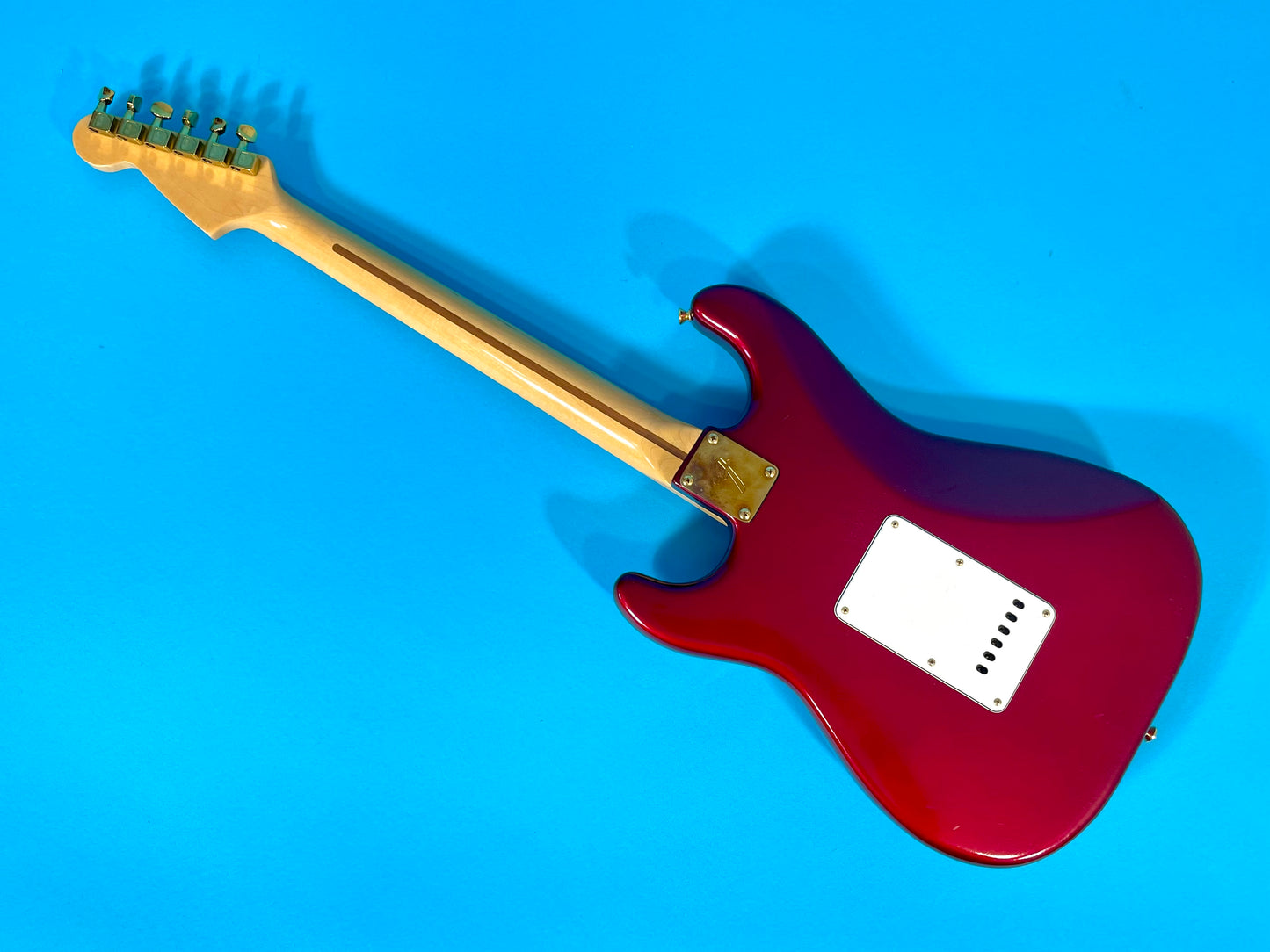 1982 Fender Strat Candy Apple Red Gold Hardware Collector's-grade Mint condition Unreal!