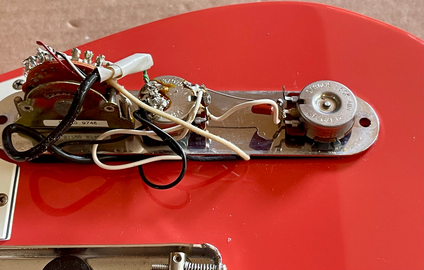 1997 Fender Telecaster U.S.A. made California series Fiesta Red super clean