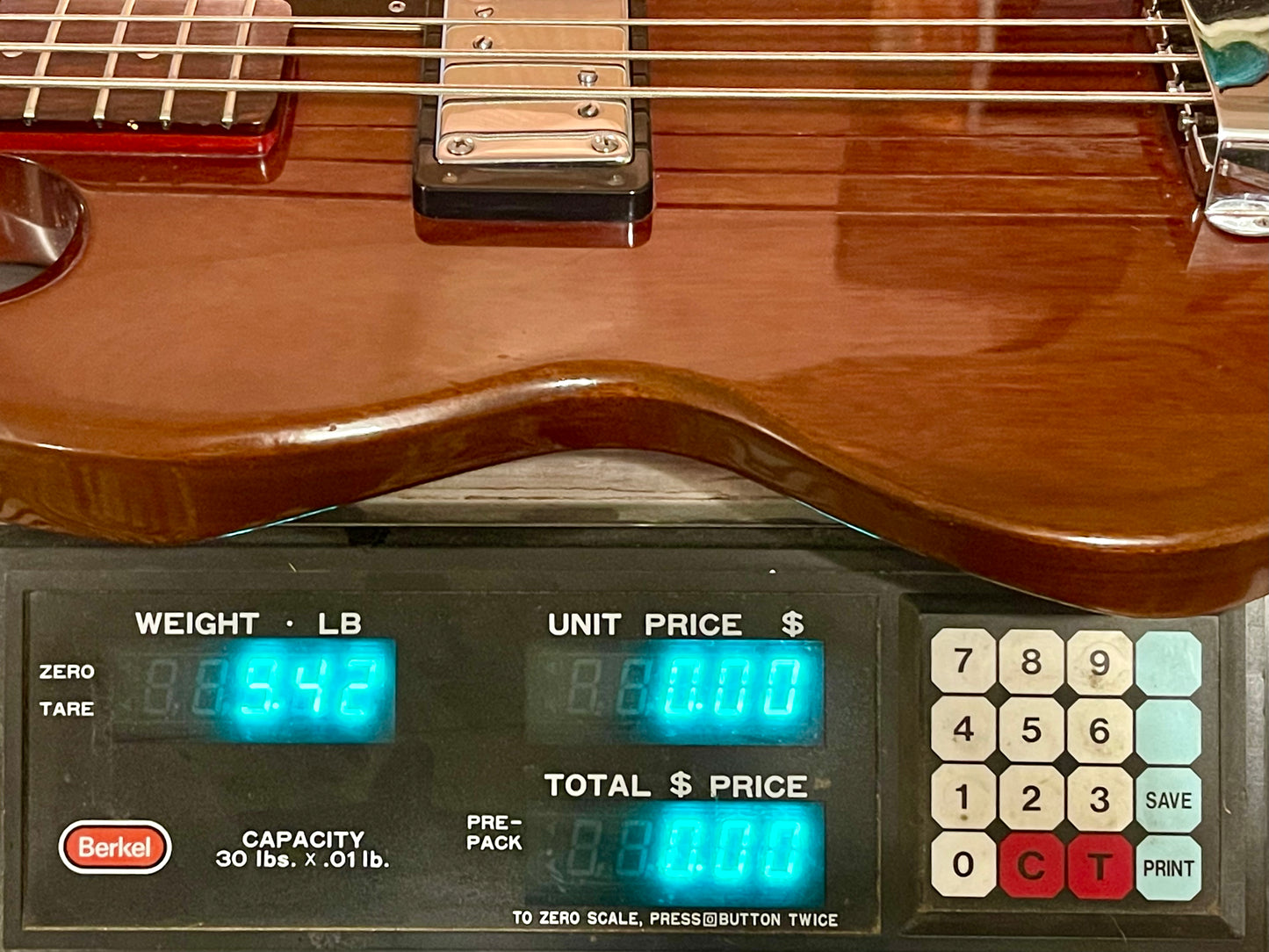 1973 Gibson EB-4L long scale bass Cherry finish 100% original