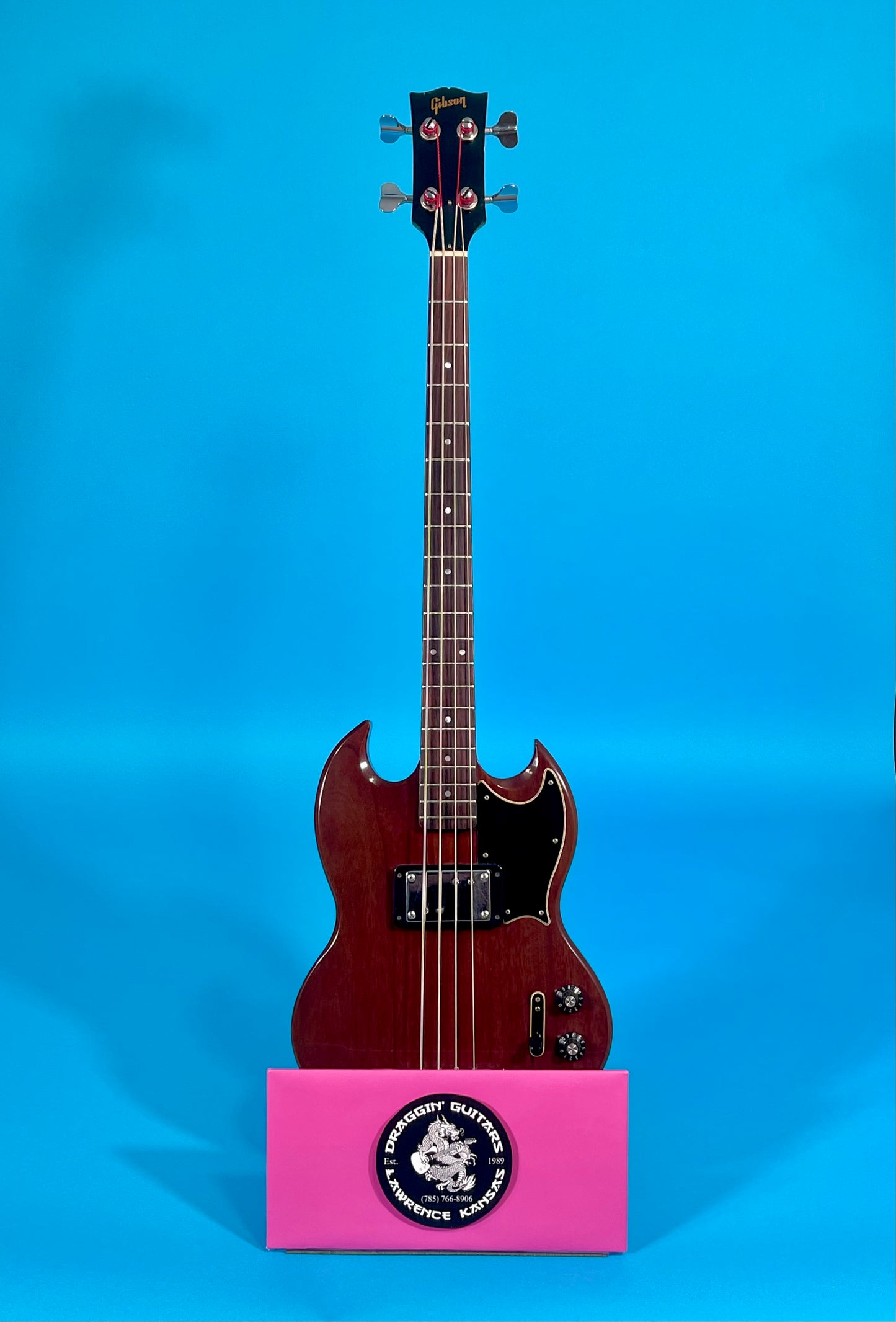 1973 Gibson EB-4L long scale bass Cherry finish 100% original