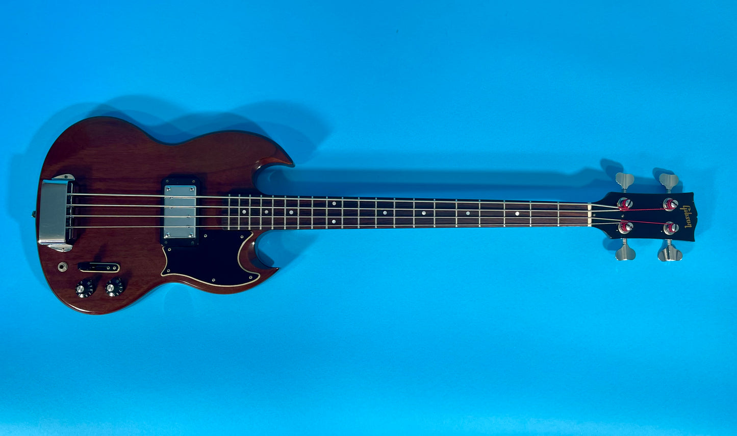 1973 Gibson EB-4L long scale bass Cherry finish 100% original