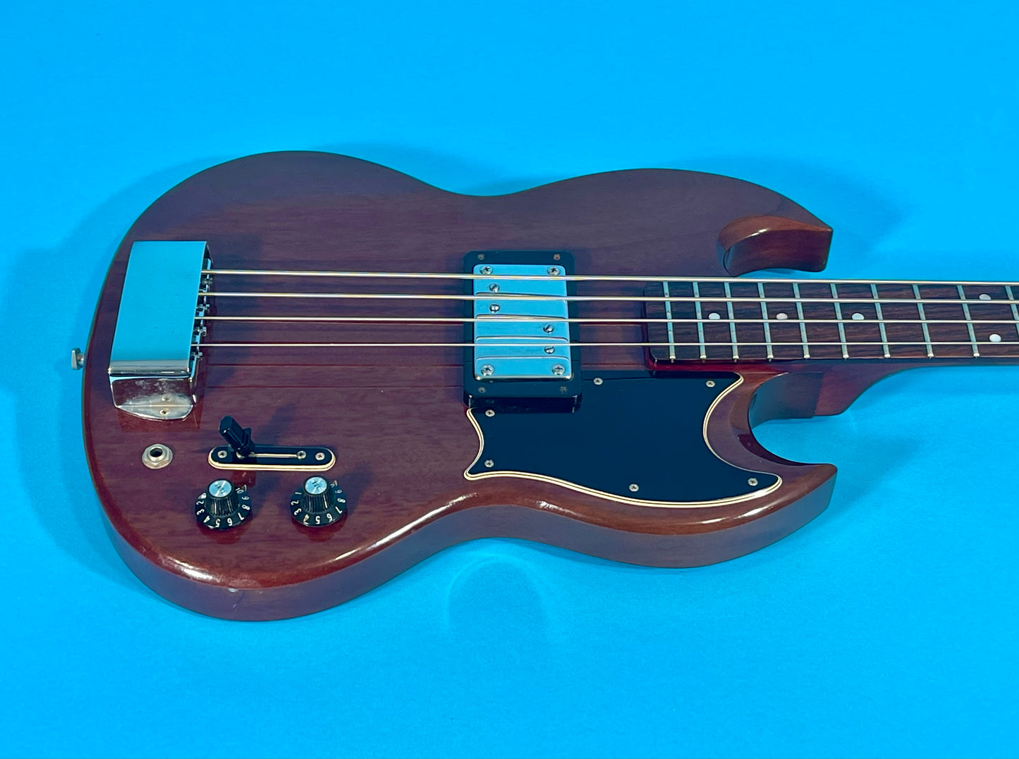 1973 Gibson EB-4L long scale bass Cherry finish 100% original