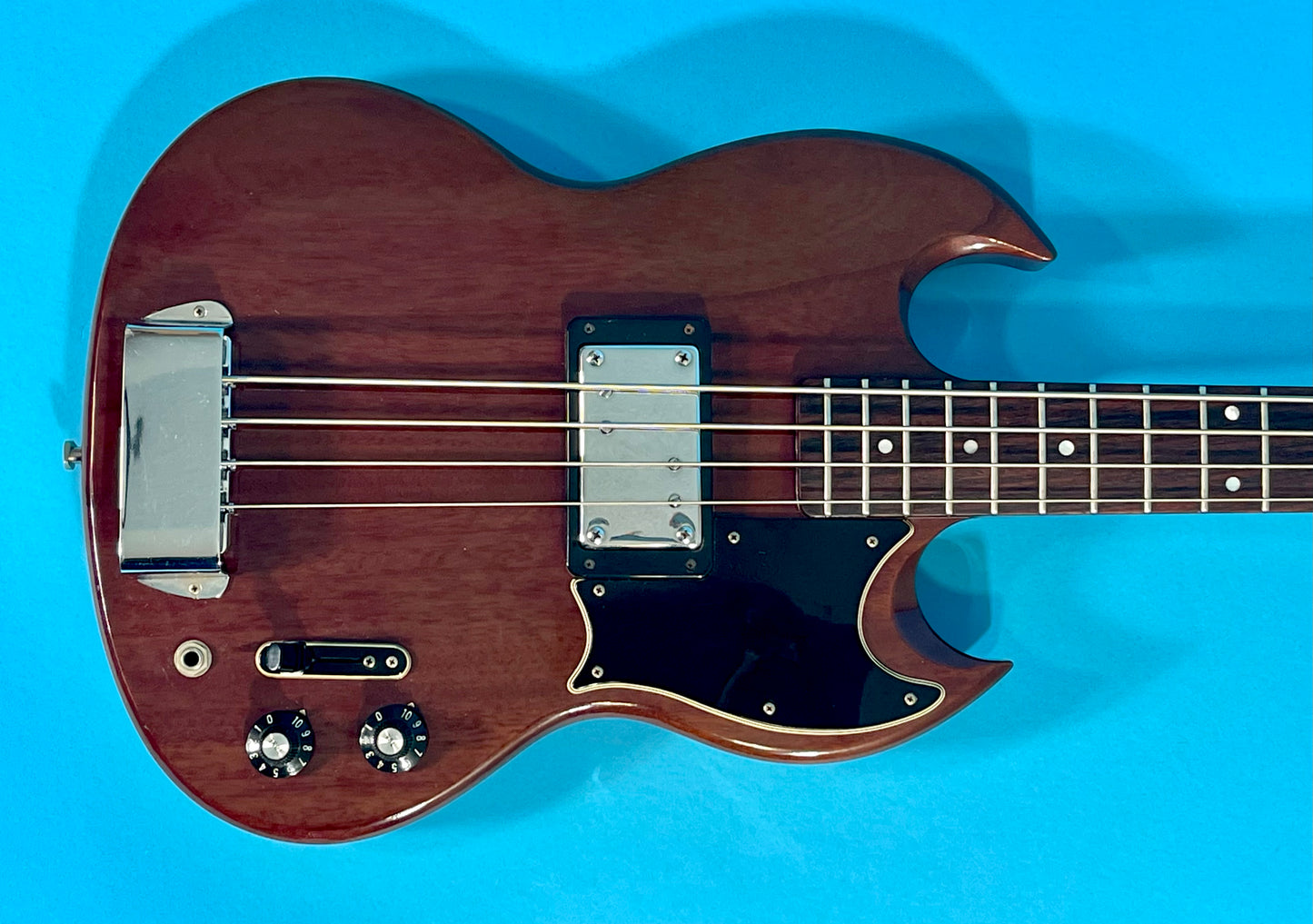 1973 Gibson EB-4L long scale bass Cherry finish 100% original