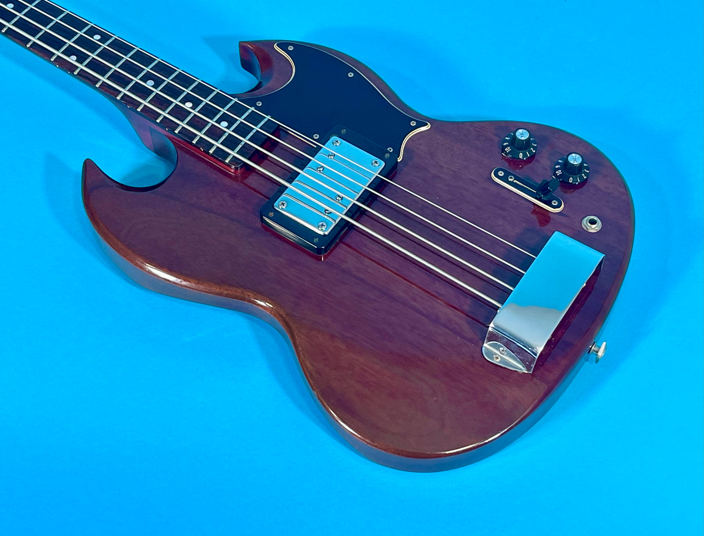 1973 Gibson EB-4L long scale bass Cherry finish 100% original