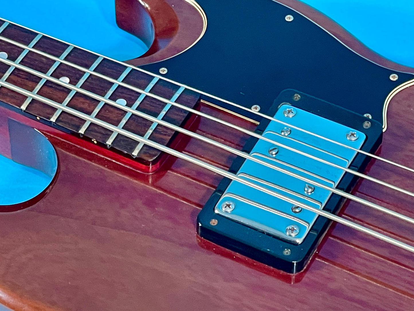 1973 Gibson EB-4L long scale bass Cherry finish 100% original