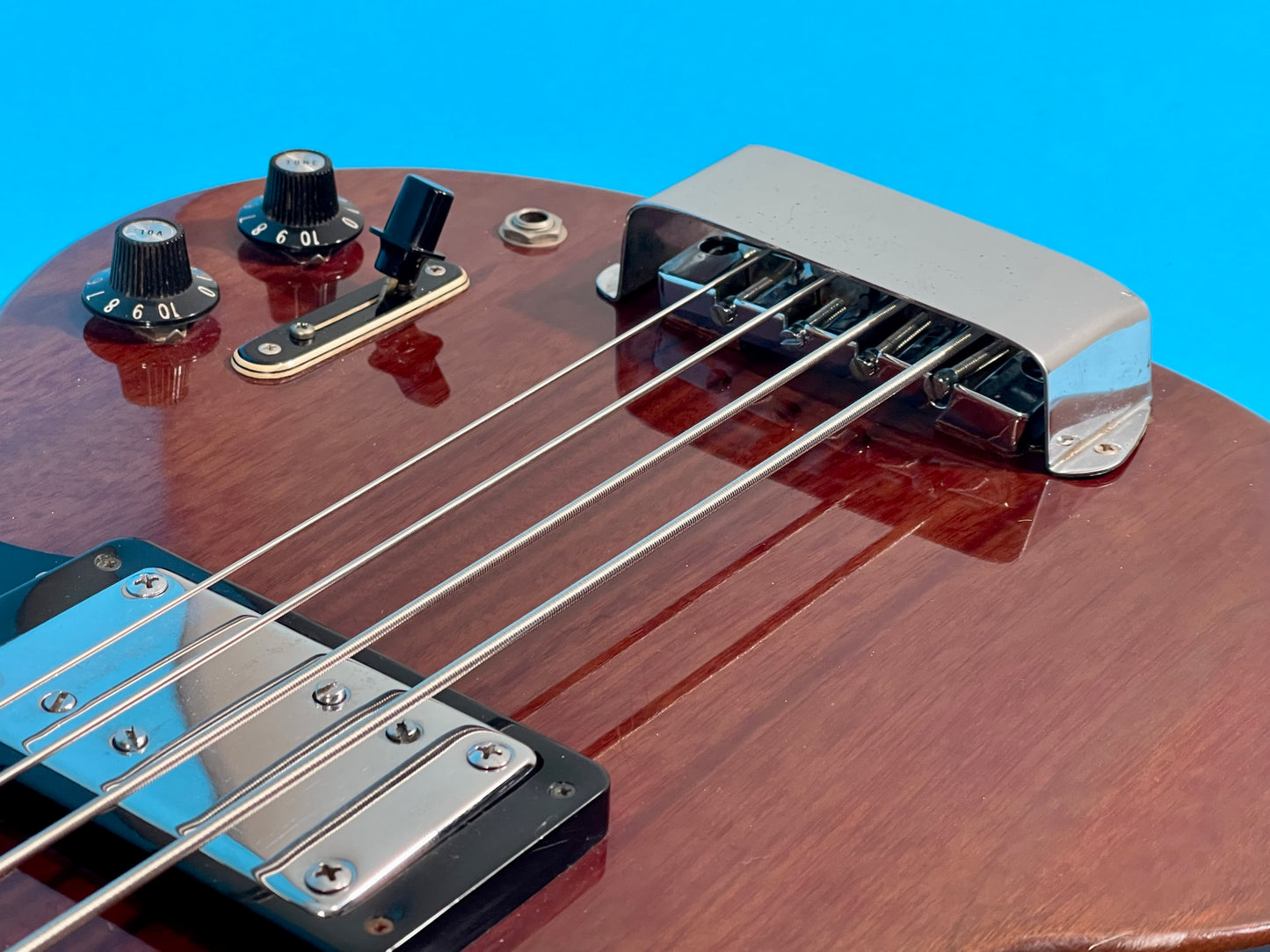 1973 Gibson EB-4L long scale bass Cherry finish 100% original