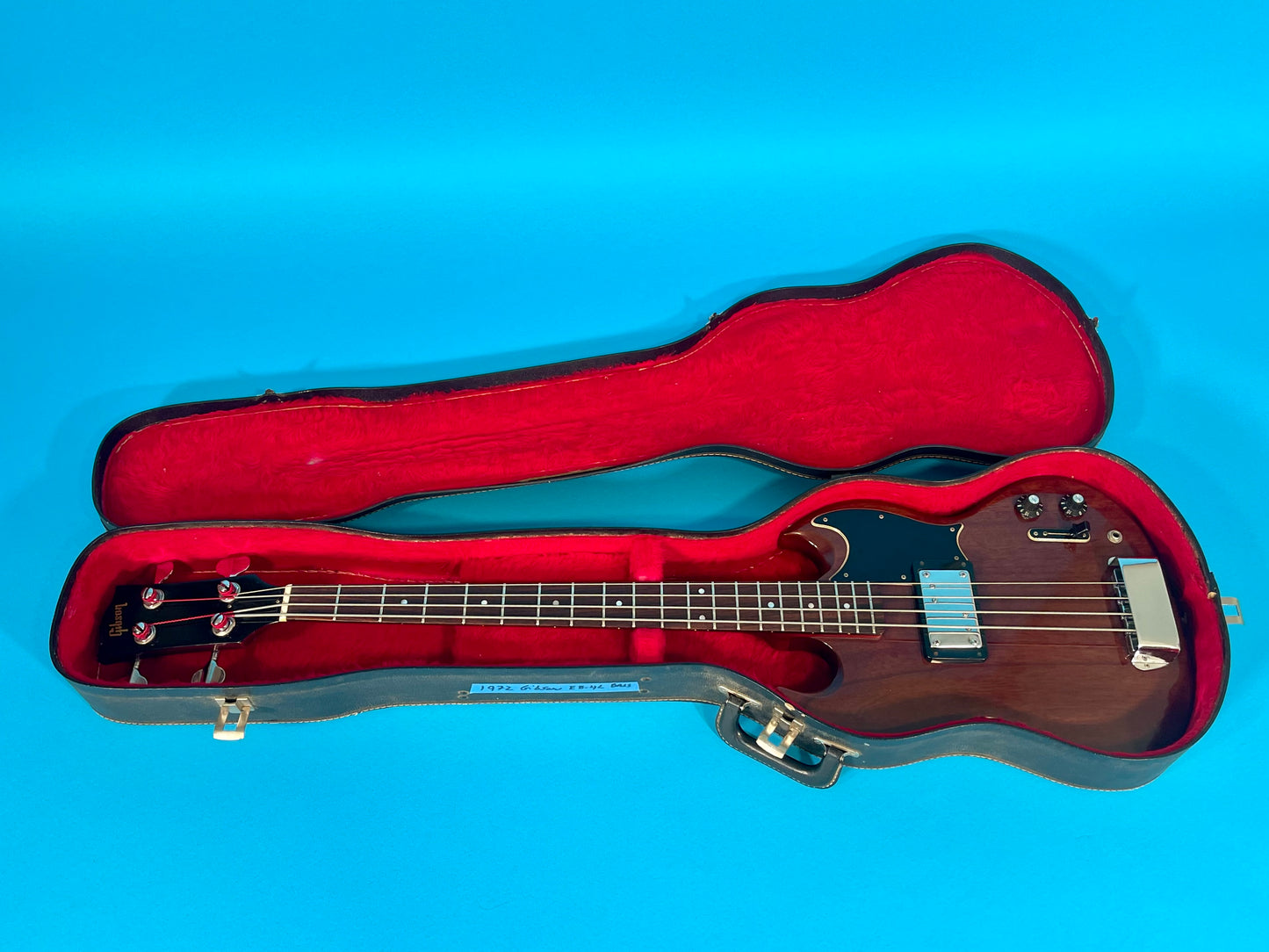1973 Gibson EB-4L long scale bass Cherry finish 100% original