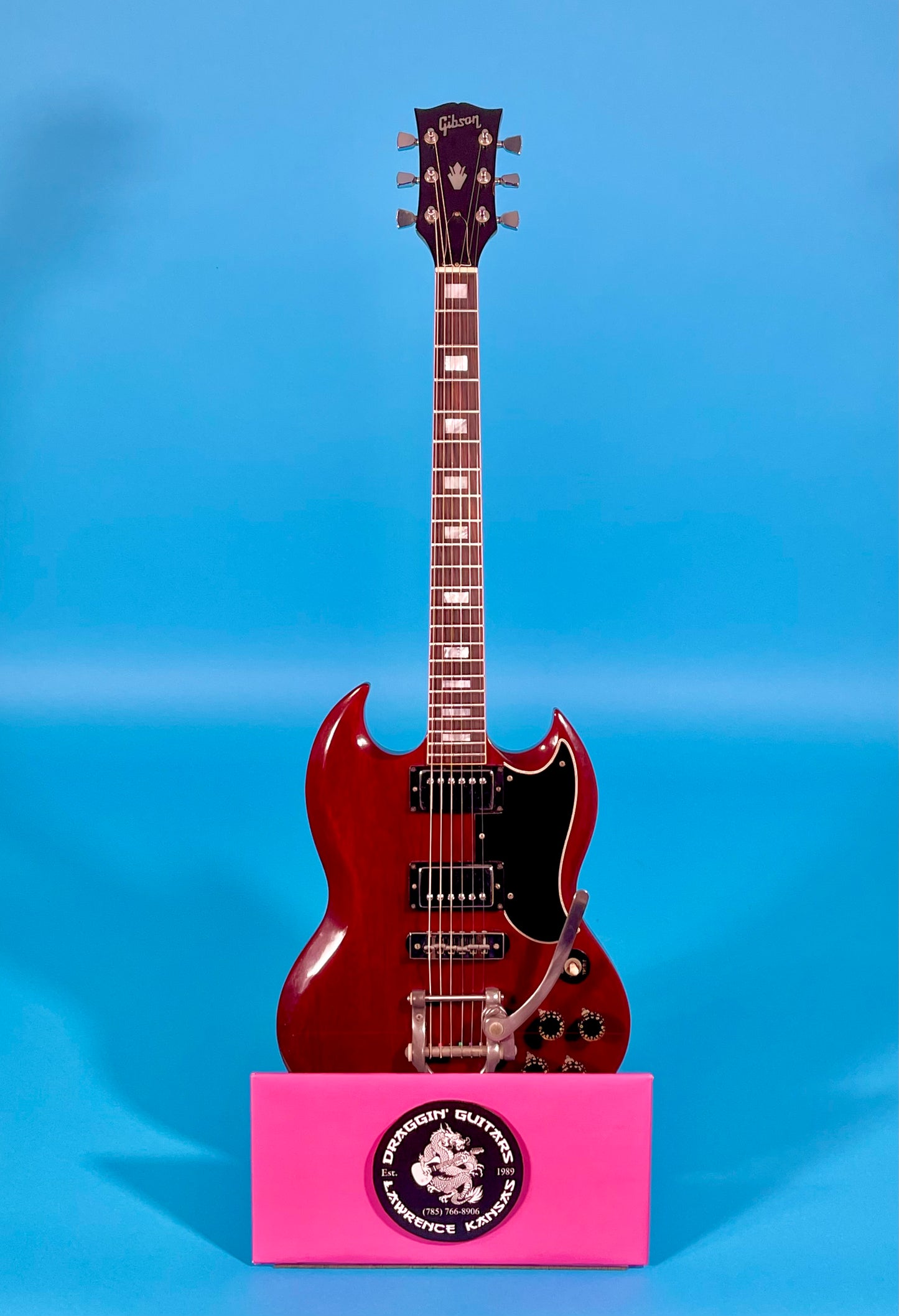 1973 Gibson SG Standard Cherry Finish 100% original