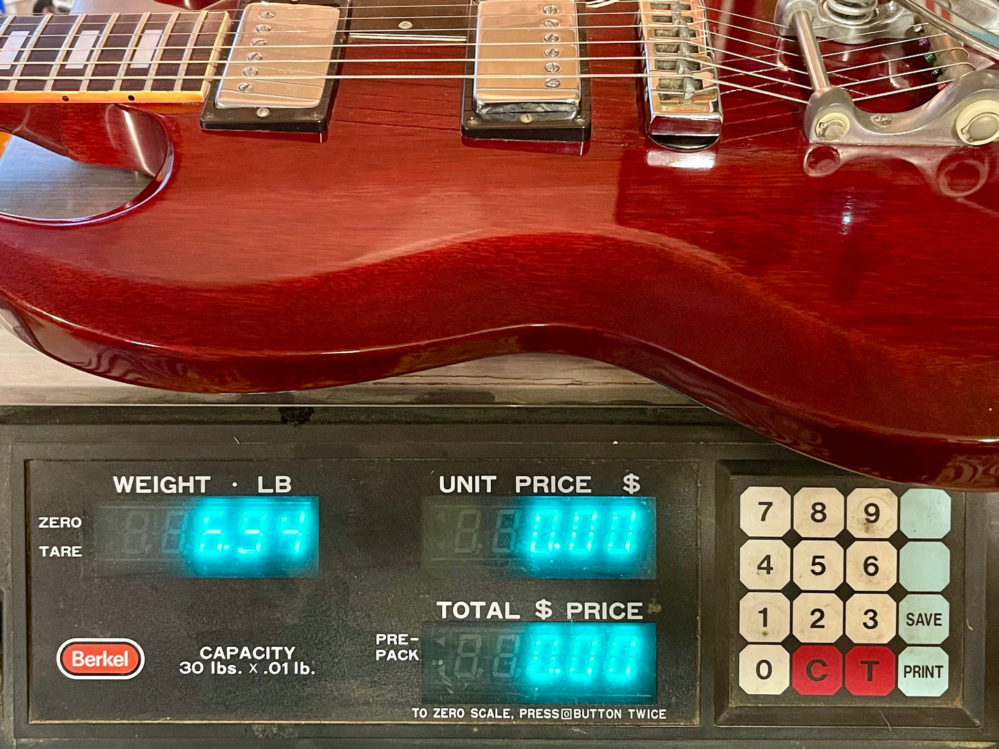 1973 Gibson SG Standard Cherry Finish 100% original