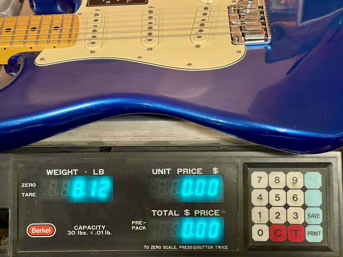 2022 Fender American Ultra Stratocaster Cobra Blue