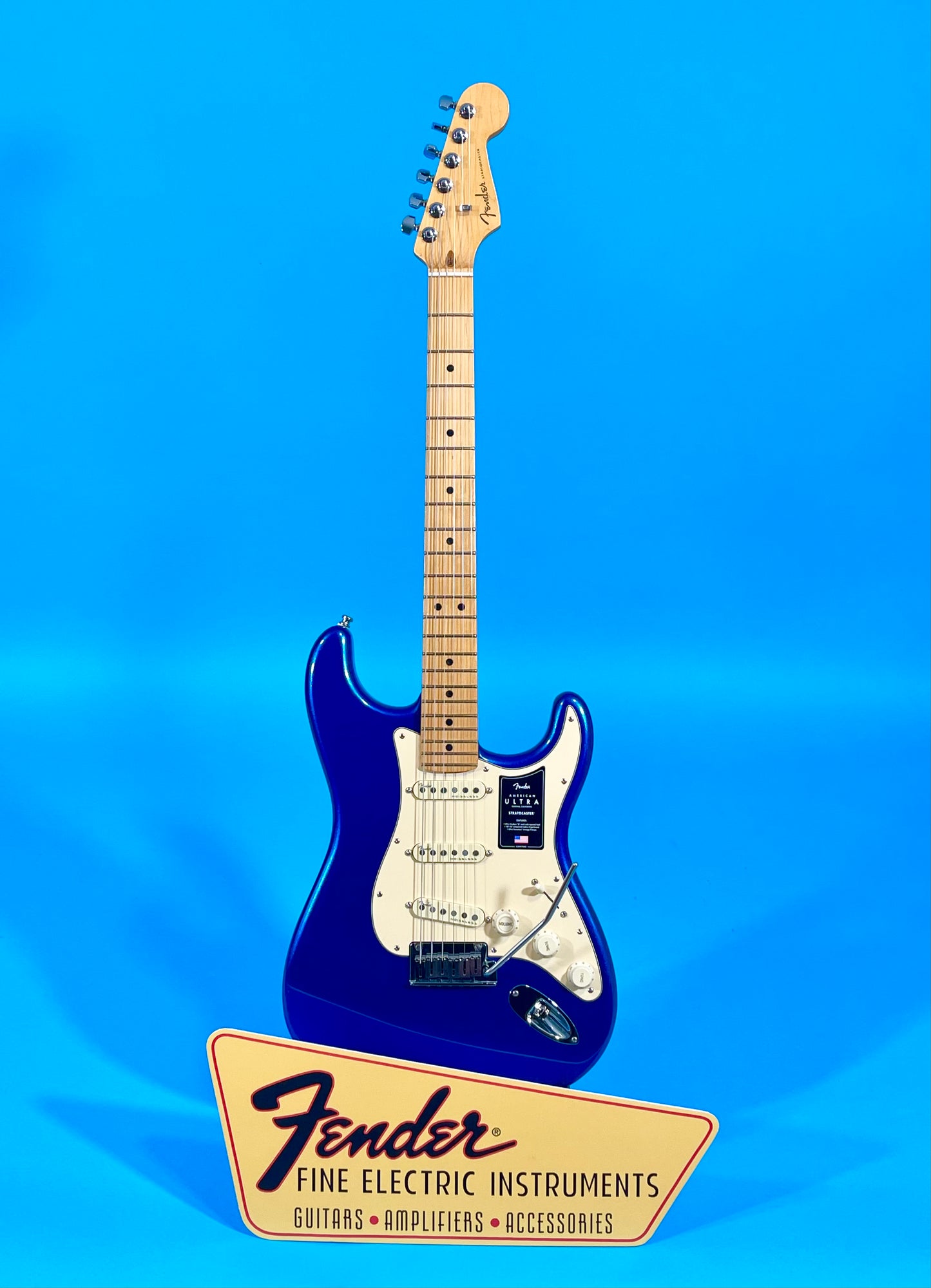2022 Fender American Ultra Stratocaster Cobra Blue
