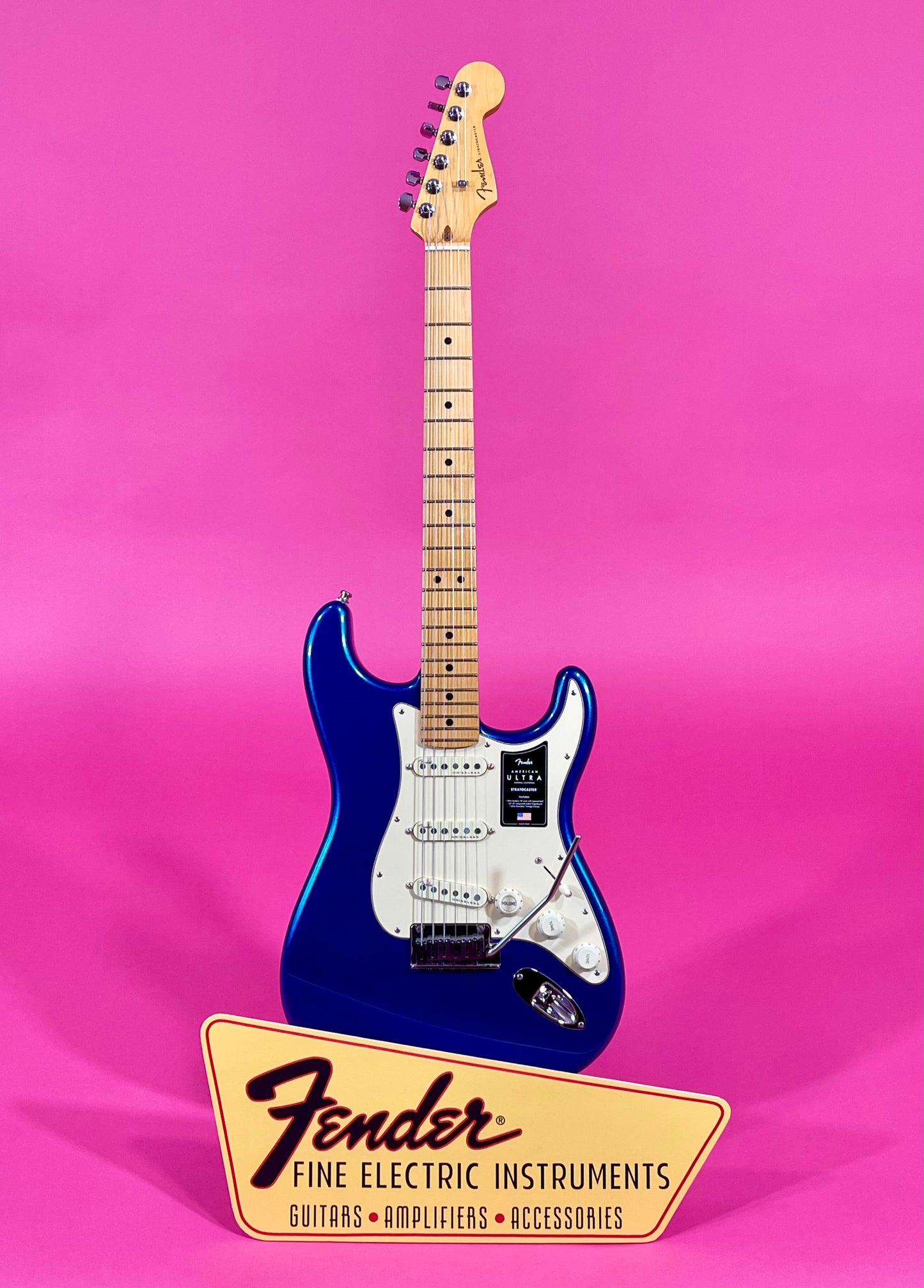 2022 Fender American Ultra Stratocaster Cobra Blue