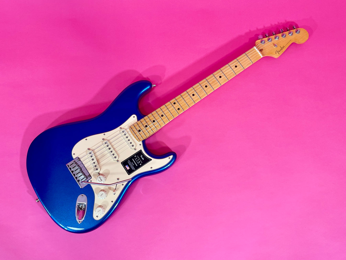 2022 Fender American Ultra Stratocaster Cobra Blue