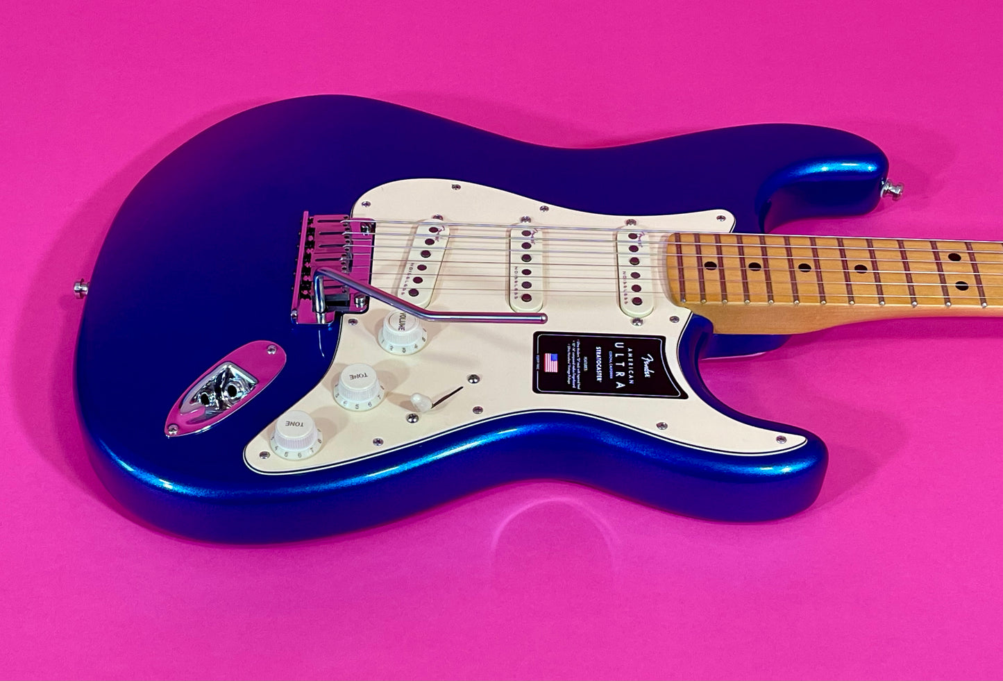 2022 Fender American Ultra Stratocaster Cobra Blue