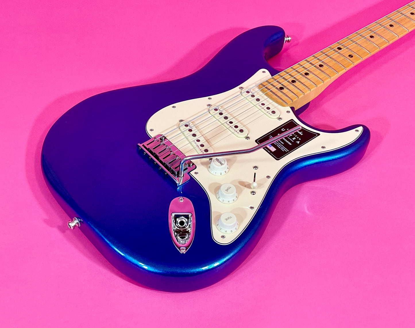 2022 Fender American Ultra Stratocaster Cobra Blue