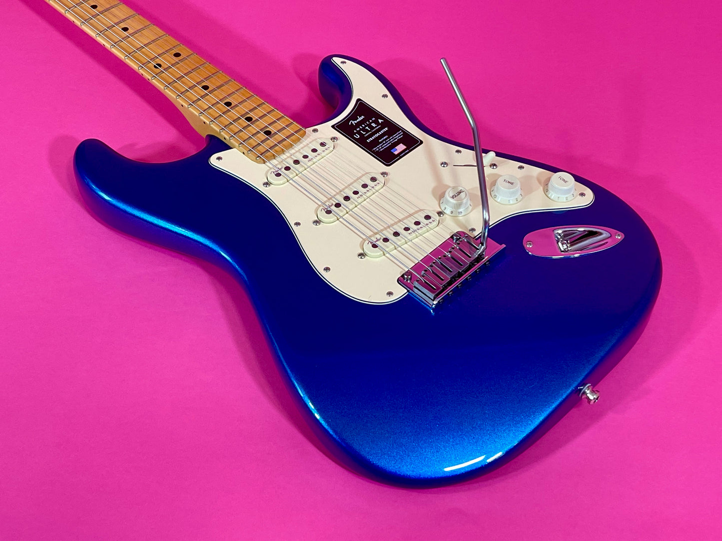 2022 Fender American Ultra Stratocaster Cobra Blue