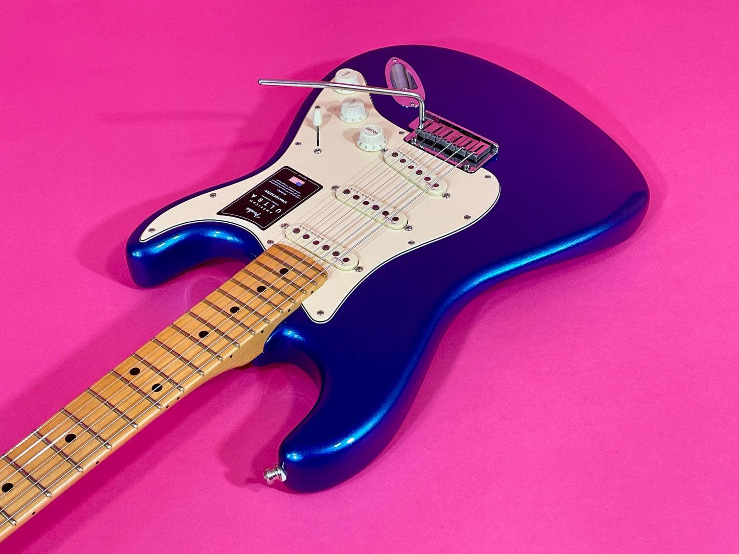 2022 Fender American Ultra Stratocaster Cobra Blue