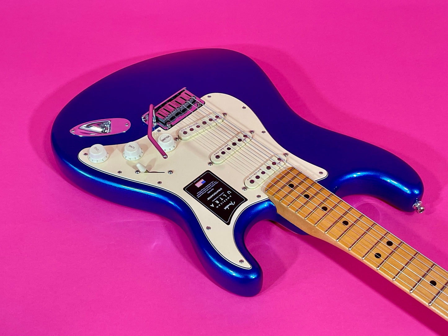 2022 Fender American Ultra Stratocaster Cobra Blue