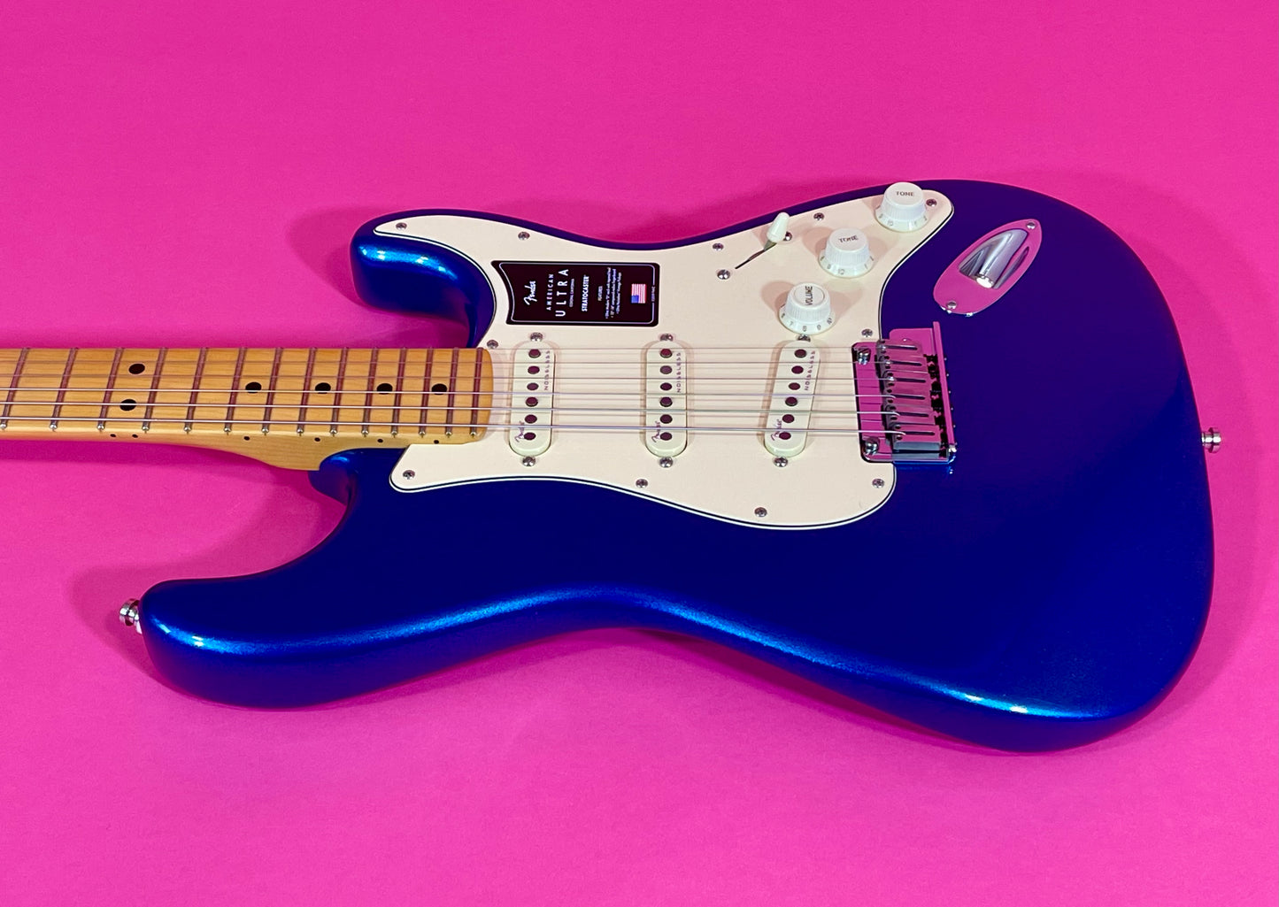 2022 Fender American Ultra Stratocaster Cobra Blue