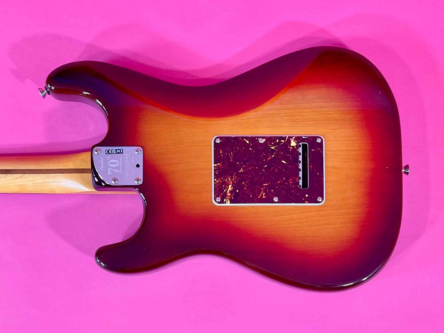 2024 Fender 70th Anniversary American Professional II Stratocaster Flame top Comet Burst finish