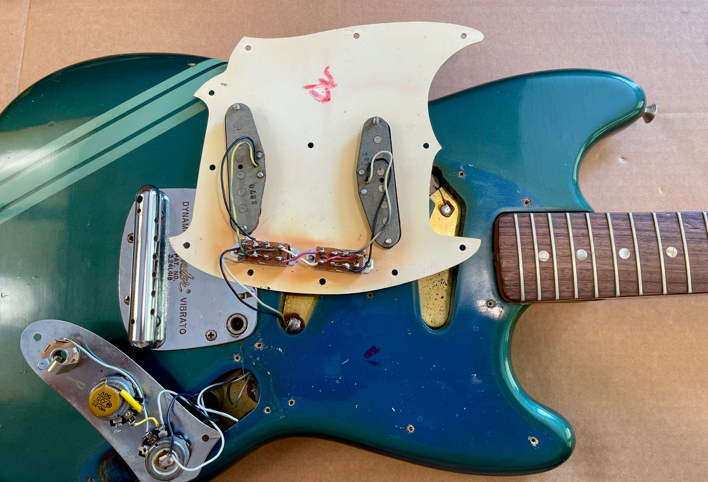 1970 Fender Mustang Competition Burgundy model aka Blue