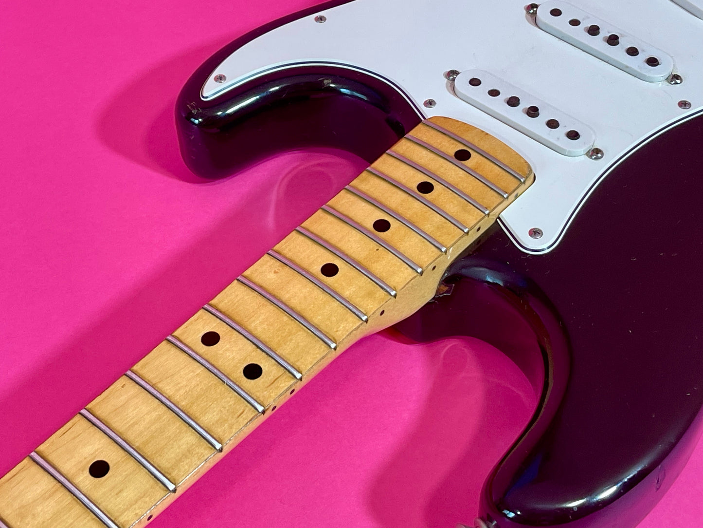 1972 Fender Stratocaster Black Hardtail