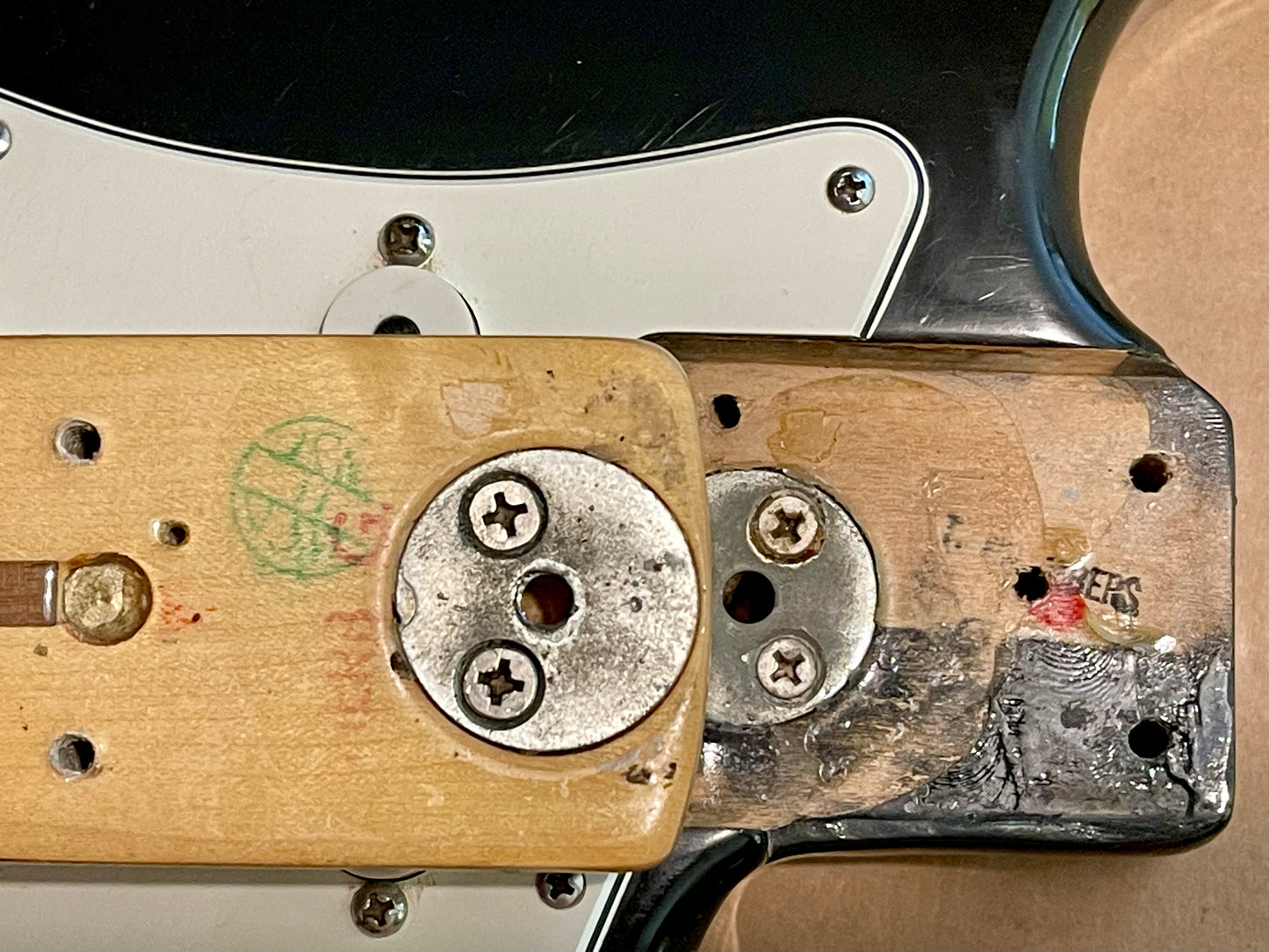 1972 Fender Stratocaster Black Hardtail