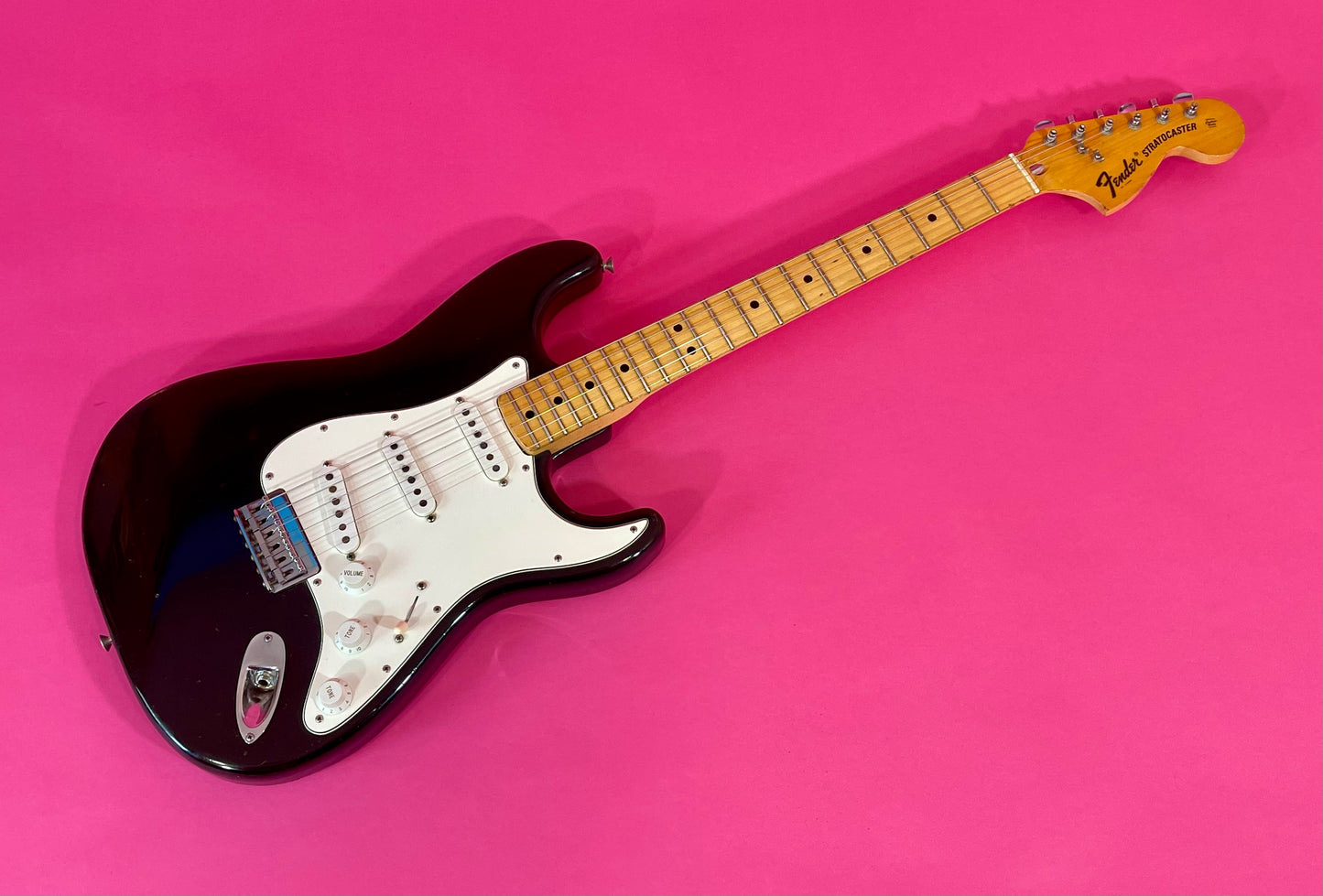 1972 Fender Stratocaster Black Hardtail