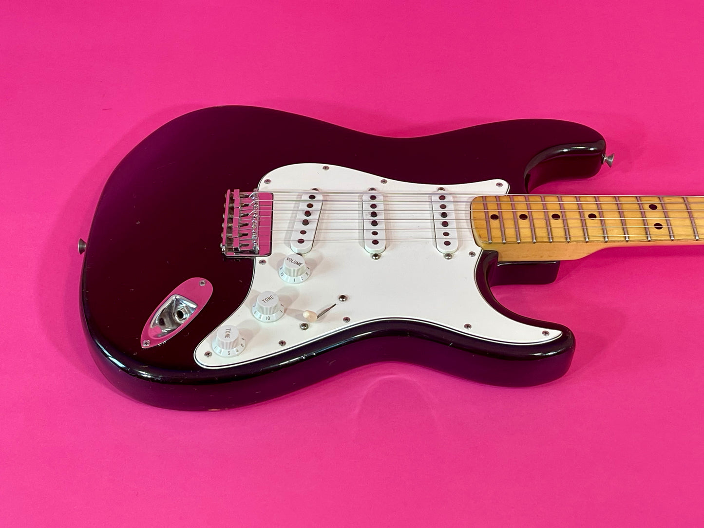 1972 Fender Stratocaster Black Hardtail