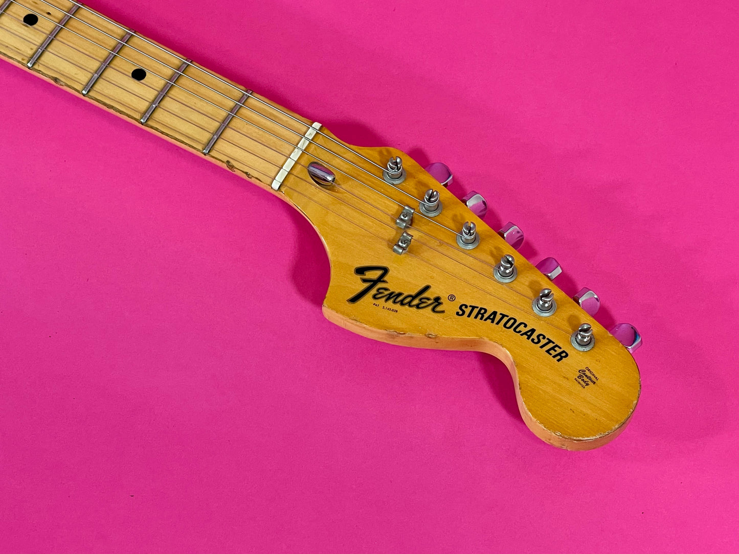 1972 Fender Stratocaster Black Hardtail