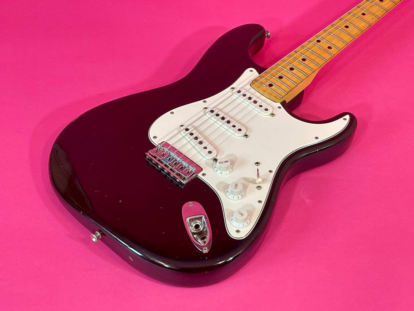 1972 Fender Stratocaster Black Hardtail