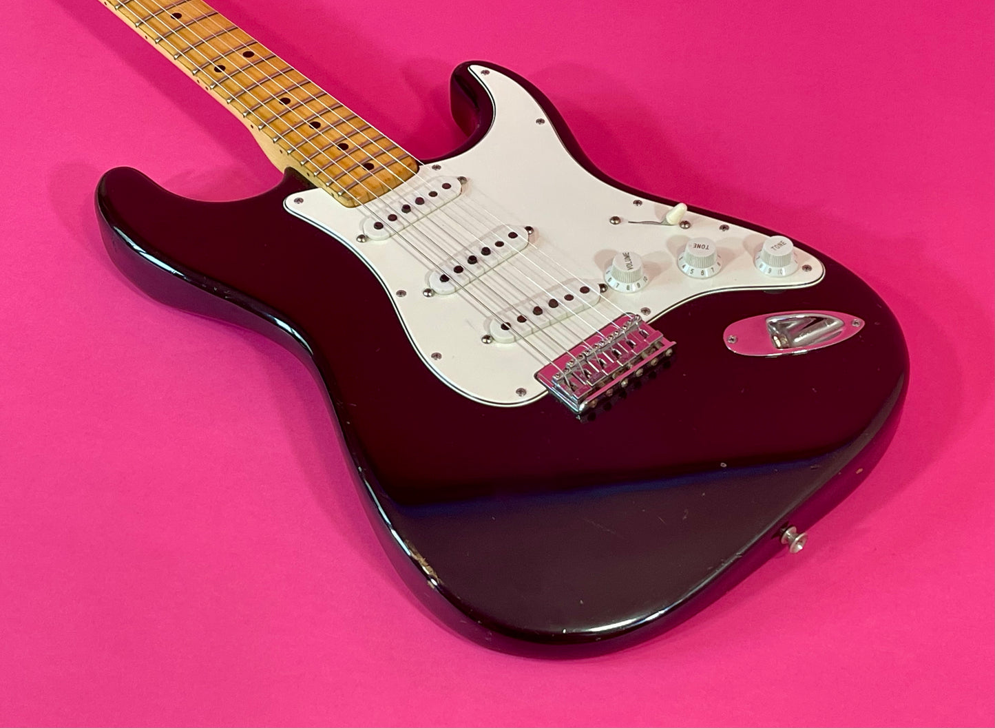 1972 Fender Stratocaster Black Hardtail