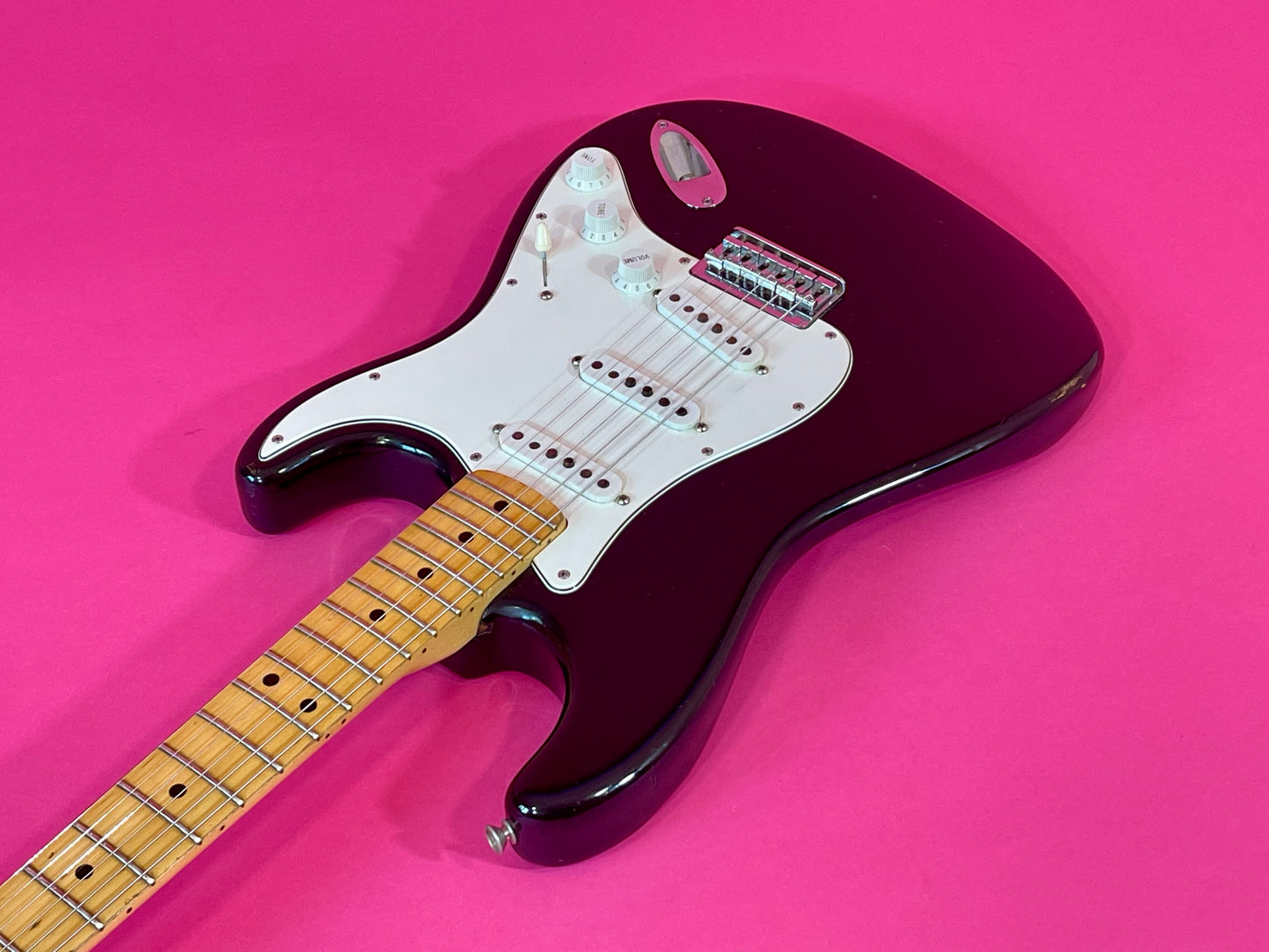 1972 Fender Stratocaster Black Hardtail