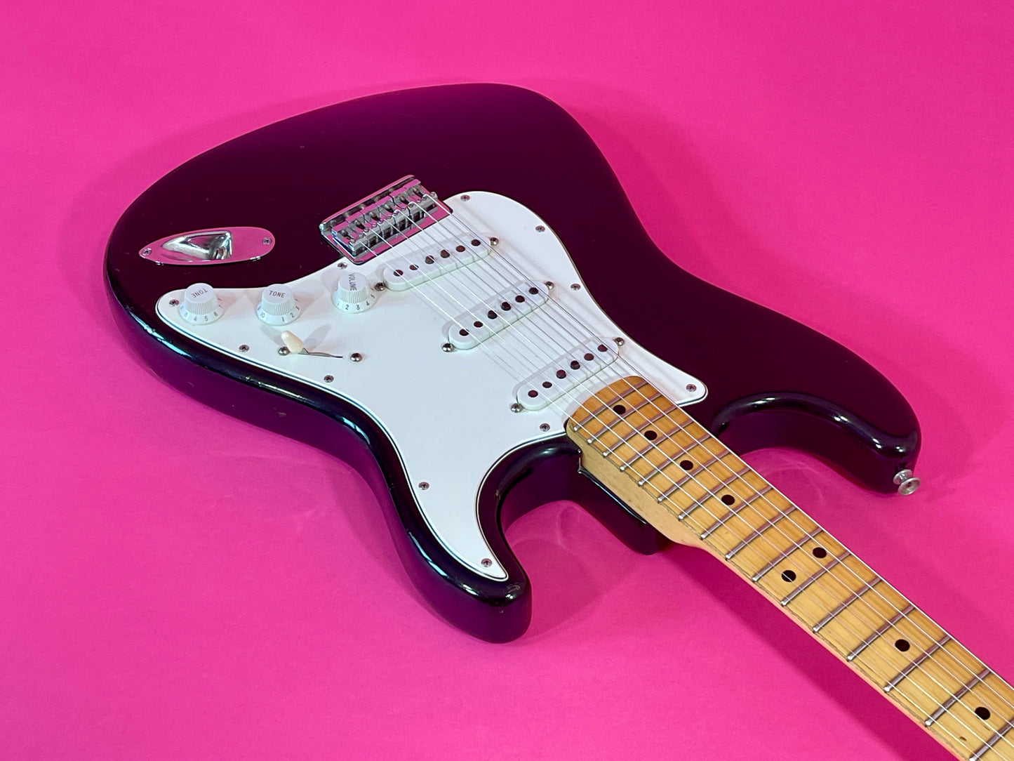 1972 Fender Stratocaster Black Hardtail
