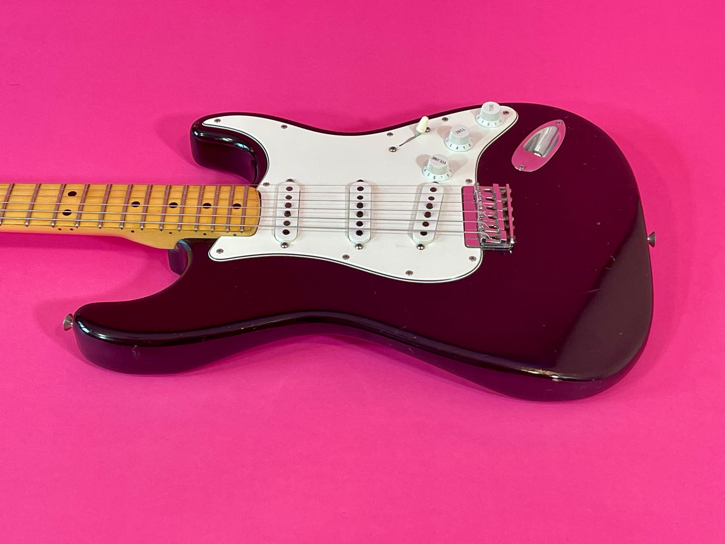 1972 Fender Stratocaster Black Hardtail