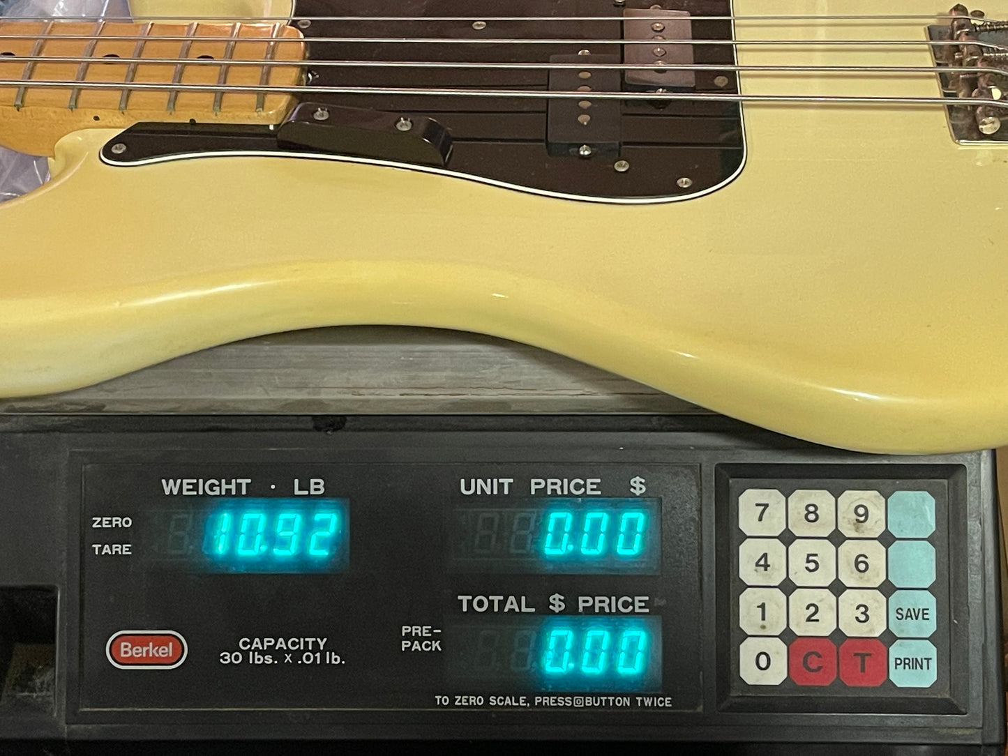 1979 Fender Precision Bass Olympic White finish NICE!