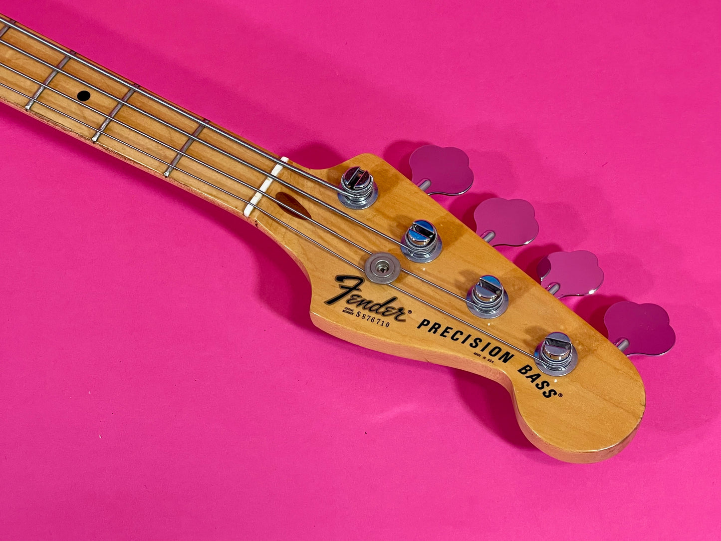 1979 Fender Precision Bass Olympic White finish NICE!