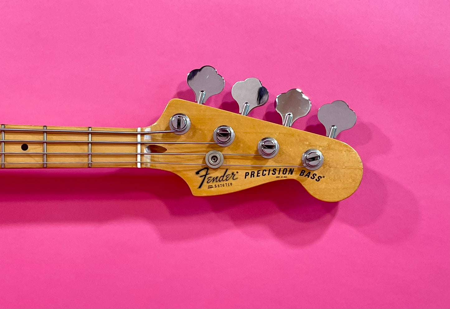 1979 Fender Precision Bass Olympic White finish NICE!