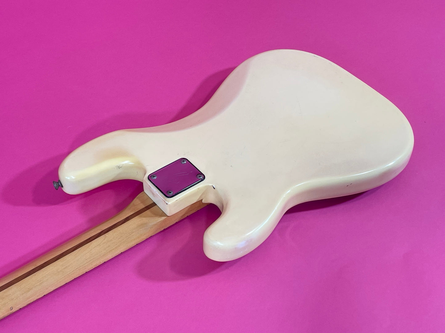 1979 Fender Precision Bass Olympic White finish NICE!
